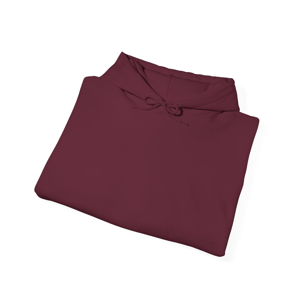 Maroon close up of folded hoodie
